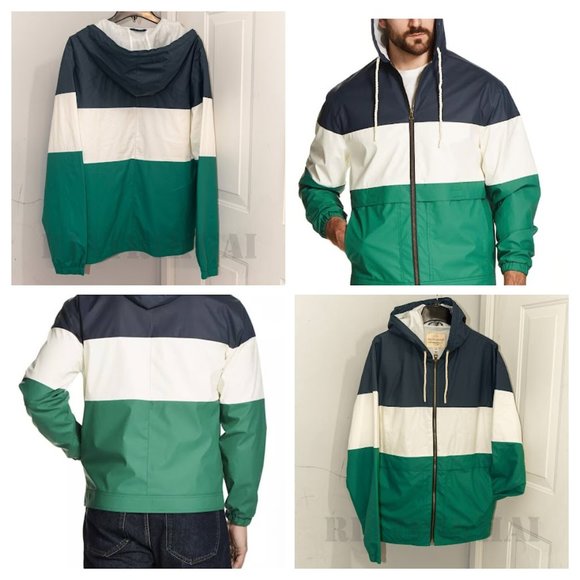 Weatherproof Other - Weatherproof Vintage - Mens Hooded Short Windbreaker Jacket